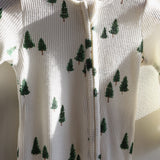 Christmas Tree Zipper Footie