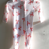 Candy Cane Zipper Footie