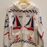 Sailboat Knit Cardigan