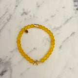 Callie Bracelet - Yellow with Starfish