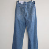 Patch Pocket Wide Leg Jean